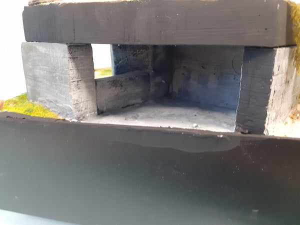 FoG Models 1/35 scale WW2 Gun emplacement Bunker - Atlantic wall series #4 Cut away