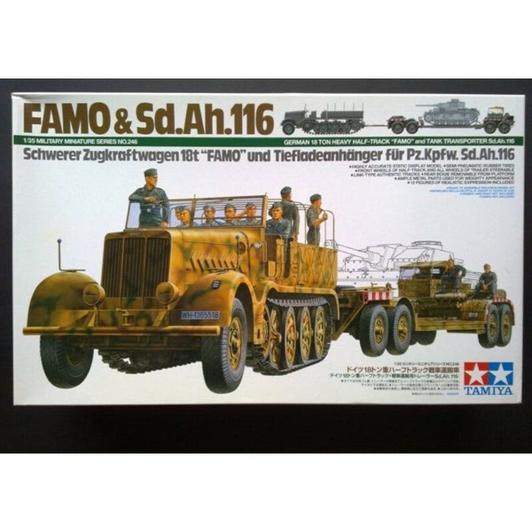 Tamiya 1/35 scale WW2 German FAMO and trailer Tank Transporter