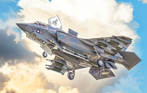 Italeri 1/48 scale F-35B Lightning II aircraft model kit