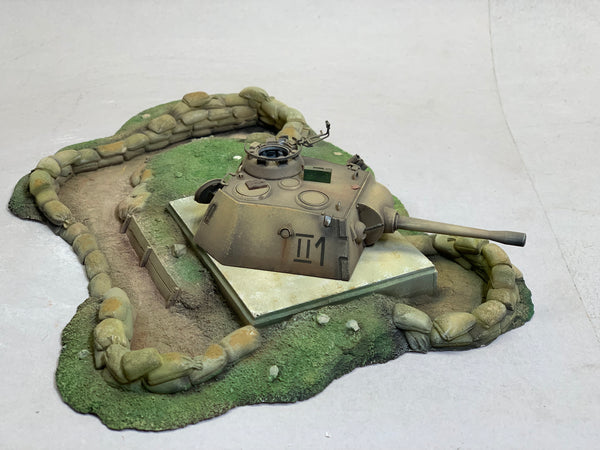 FoG Models 1/35 scale WW2 German Panzer Turret Base (base only NO turret) Stahlunterstand mit Pantherturm (aka F. Pz. Drehturm 4341)