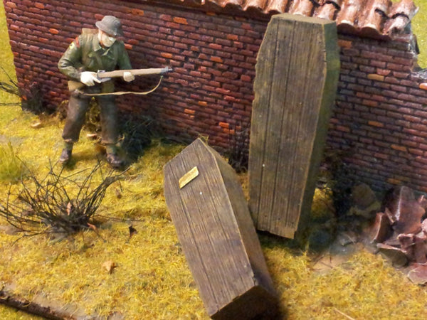 FoG Models 1/35 Scale Coffins (2 pack resin cast)