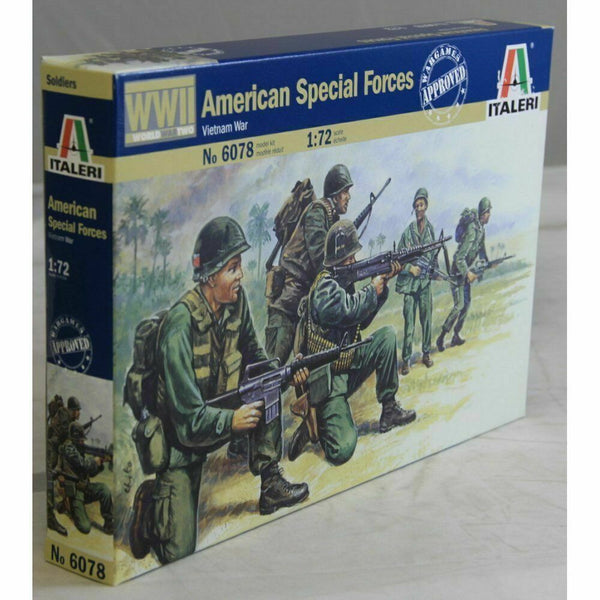 ITALERI 1/72 Scale FIGURE set VIETNAM WAR US SPECIAL FORCES