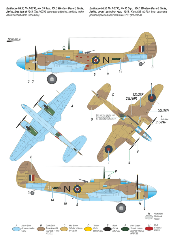 Special Hobby 1/48 WW2 RAF Baltimore Mk1 Mk2