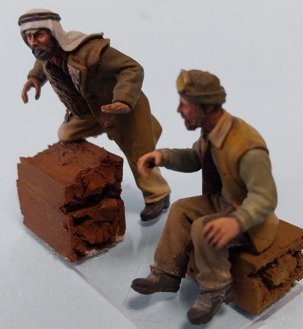 1/35 scale WW2 British LRDG jeep crew #2
