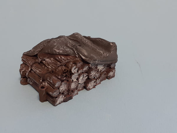 FoG Models 1/35 scale Small log pile wood heap diorama model accessory