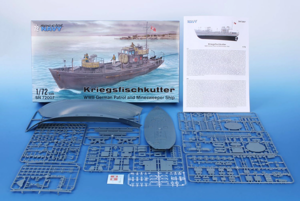 Special Hobby 1/72 Scale WW2 German Kriegfischcutter 1/72