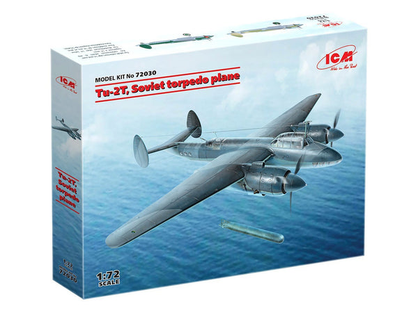 ICM 1/72 WW2 Russian Tu-2T, Soviet Torpedo Plane