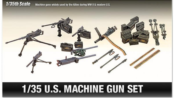 Academy 1:35 US WWII Machine Gun Set