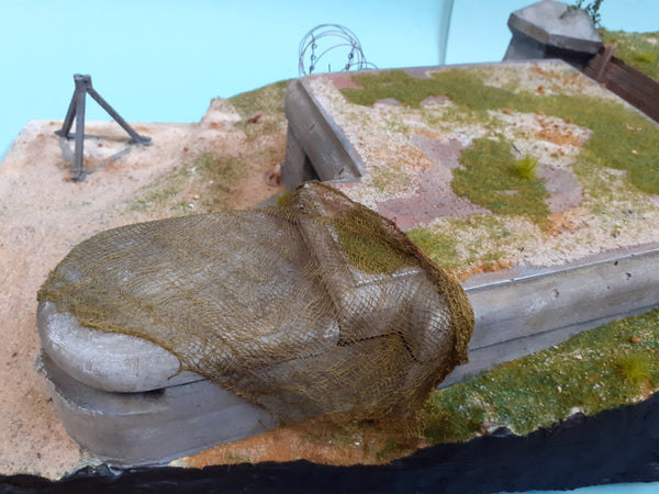 FoG Models 1/35 Scale Military Camouflage Netting Dark Green