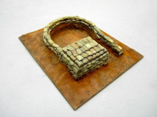 FoG Models 1/35 scale Mortar Pit sandbag bunker size 235mm x 185mm