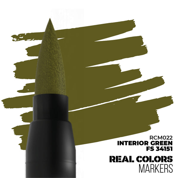 AK Interactive Real Colour Marker - INTERIOR GREEN FS 34151
