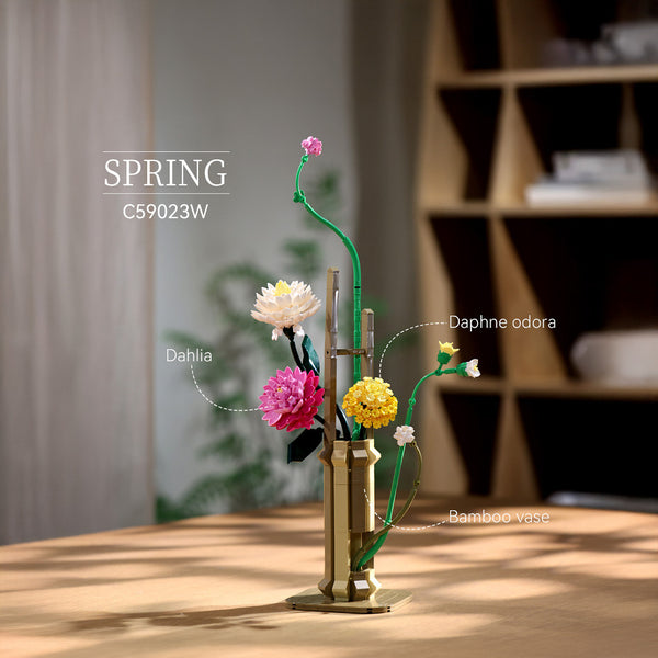 CADA CREATIVE Oriental Floral Art: Spring - 613 pcs