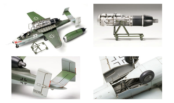 TAMIYA 1/48 Scale AIRCRAFT WW2 German HEINKEL HE 162 A-2 SALAMANDER