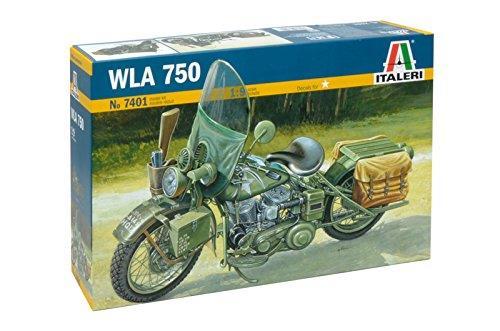 ITALERI BIKES 1/9 scale WW2 American US WLA750 motorcycle model kit