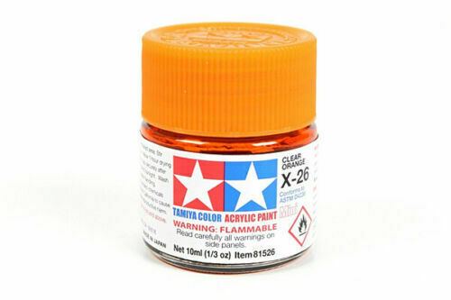 Tamiya Gloss Acrylic Paints X1 - X35 Model Paint 10ml Jars