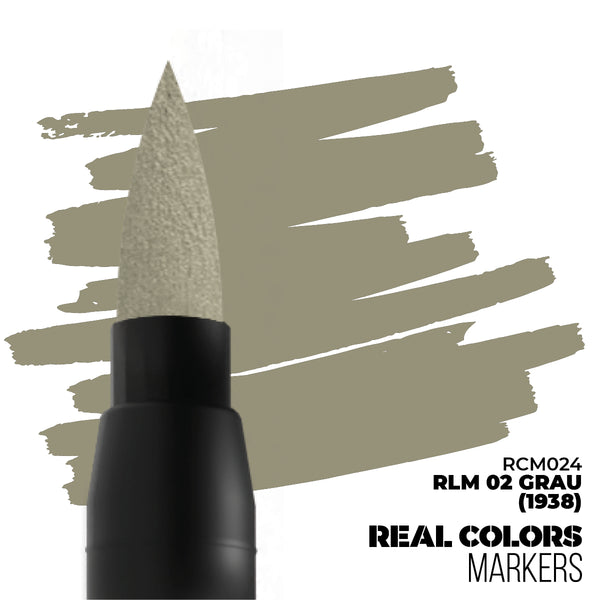 AK Interactive Real Colour Marker - RLM 02 GRAU (1938)