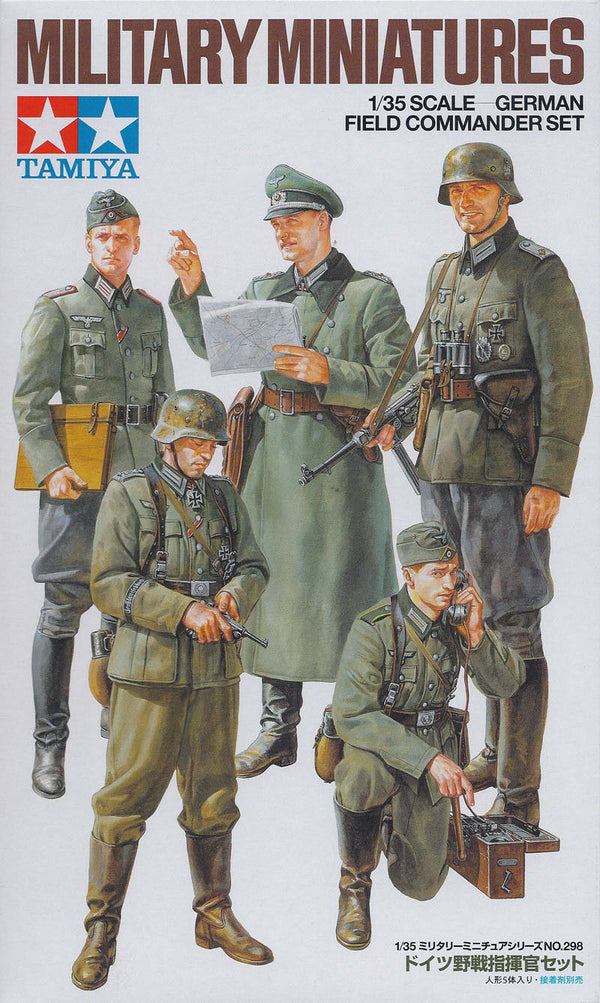 Tamiya 1/35 scale WW2 German Officer Field Commander figure set