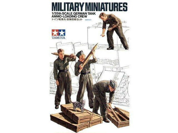 Tamiya 1/35 scale WW2 German Tank Ammo-Loading Crew