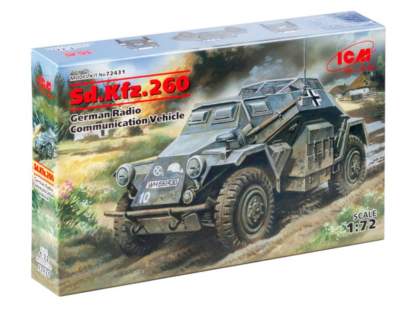ICM 1/72 WW2 Sd.Kfz.260, German Radio Communication Vehicle