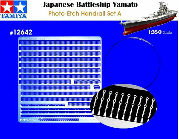 TAMIYA 1/350 Scale Ships Photo-Etched Handrail upgrade Set A