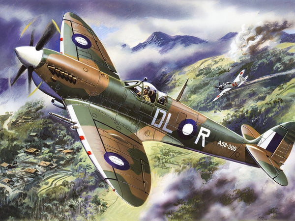 ICM 1/48 WW2 RAF Spitfire Mk.VIII, WWII British Fighter