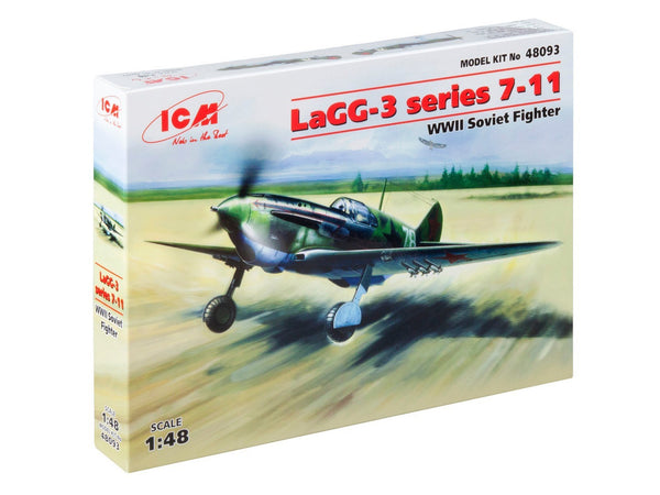 ICM 1/48 scale WW2 LaGG-3 series 7-11, WWII Soviet Fighter