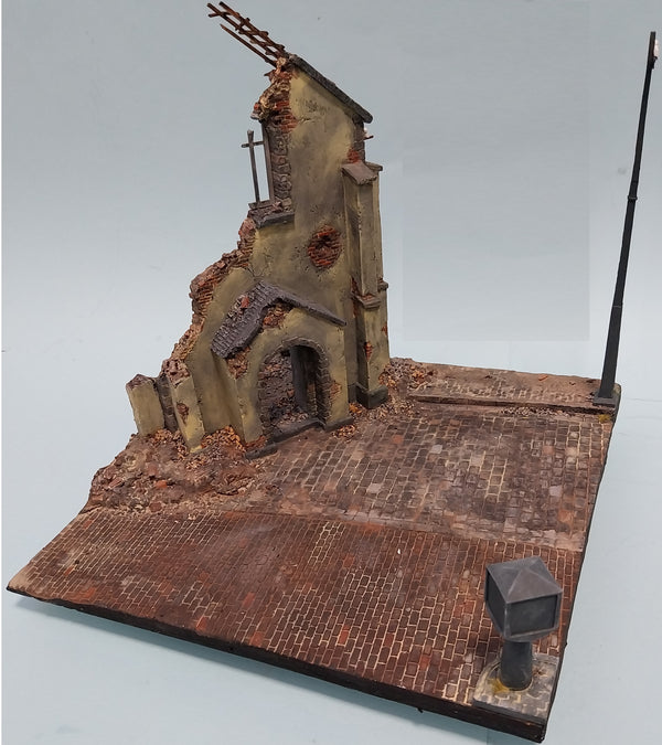 FoG Models 1/35 scale WW2 Norman Chapel Ruin (Base 285mm x 285mm)