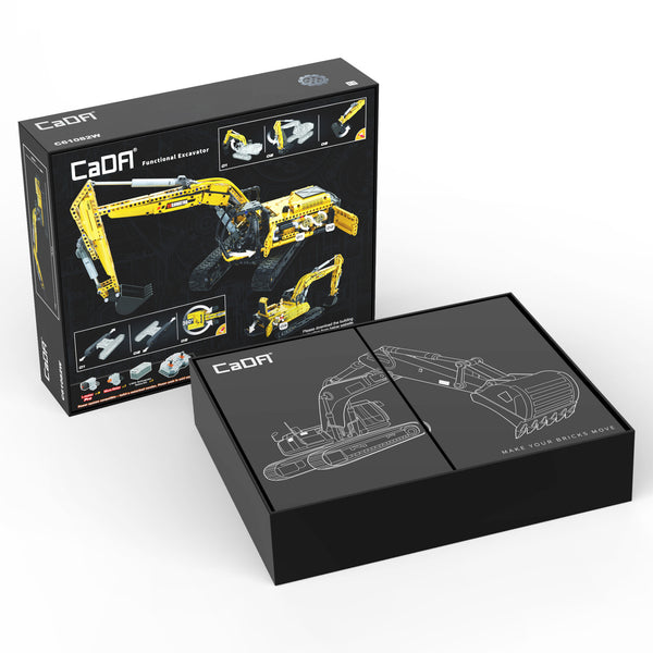 Cada CONSTRUCTION & FARM Functional Excavator - 1702 pcs building block kit