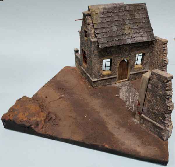 FoG Models 1/35 Ardennes ruin, building and base 295mm x 295mm