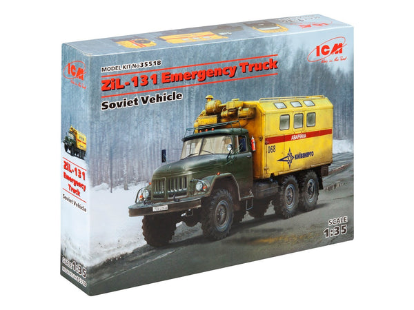 ICM 1/35 Russian ZiL-131 Emergency Truck, Soviet Vehicle