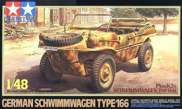 Tamiya 1/48 scale WW2 German Schwimmwagen Type 166