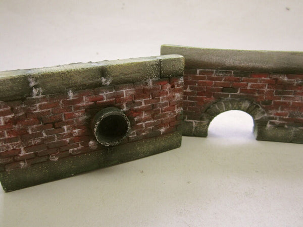 FoG Models 1/35 scale Small Culvert bridge - 2 wall sections 85mm wide x 50mm high