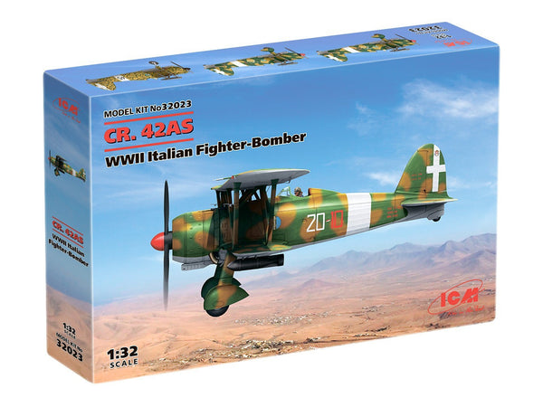 ICM 1/32 WW2 CR. 42AS, WWII Italian Fighter-Bomber