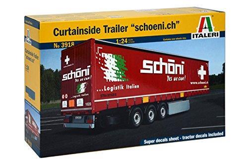 Italeri 1/24 scale curtain side Tarpaulin Truck lorry Trailer model kit