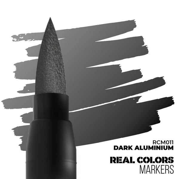 AK Interactive Real Colour Marker - DARK ALUMINIUM