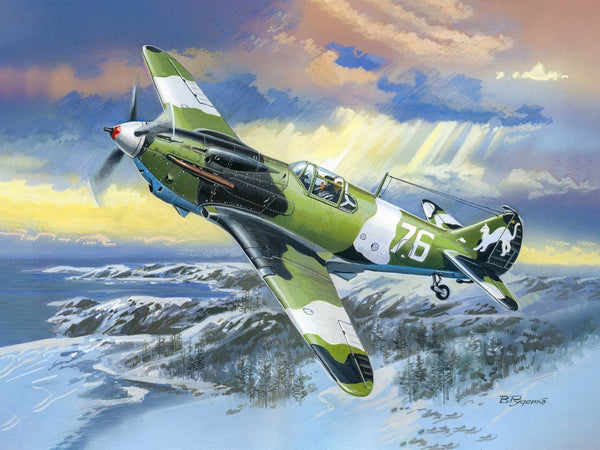 ICM 1/48 scale WW2 LaGG-3 series 1-4, WWII Soviet Fighter