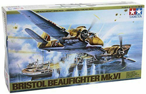 TAMIYA 1/48 Scale AIRCRAFT WW2 RAF BRISTOL BEAUFIGHTER MK.6