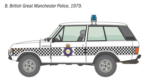 ITALERI 1/24 CARS Range Rover Police Car model kit