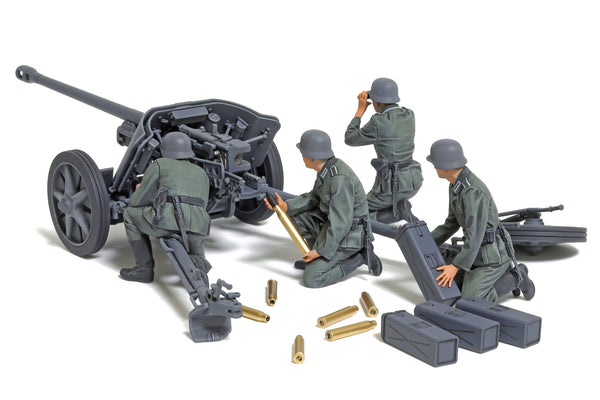 Tamiya 1/35 Scale WW2 German Anti-Tank Gun 5cm Pak 38 with crew