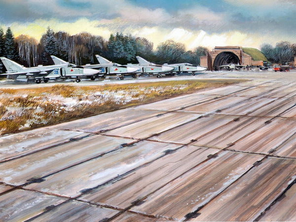 ICM 1/48 Soviet PAG-14 Airfield Plates (32 pieces) (543×324 mm)