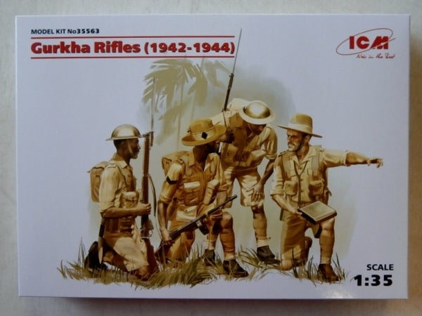 ICM 1/35 WW2 Gurkha Rifles (1944) (4 figures)