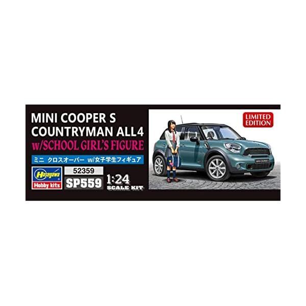 Hasegawa 1:24 Mini Cooper S Countryman All4 W/School Girl’S Figure