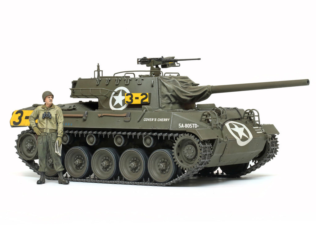 2 Carri Armati M18 Hellcat Scala HO 1:87 - Verde Oliva - Mini Modellini Esercito