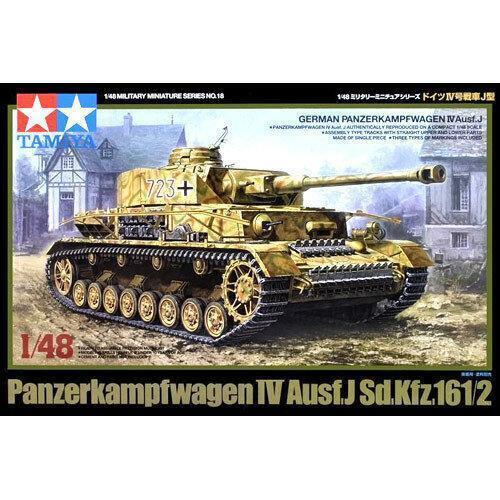 Tamiya 1/48 scale WW2 German PANZERKAMPFWAGON IV Ausf.J tank model kit
