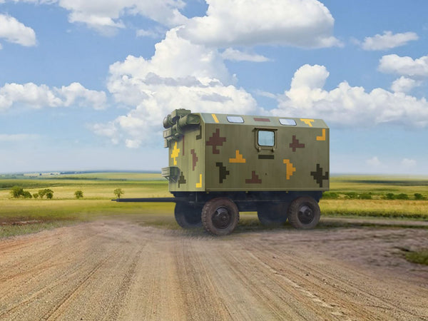 ICM VEHICLES 1:72 Military Trailer of the Armed Forces of Ukraine