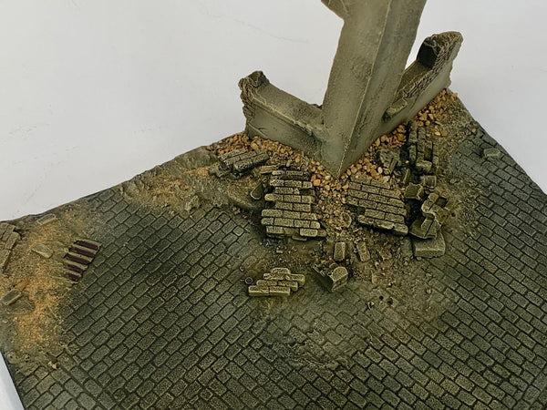 FoG Models 1/35 Scale Provincial Ruin Diorama. Walls and base