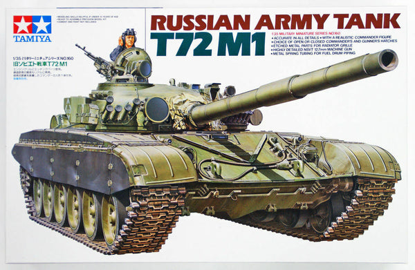 Tamiya 1/35 scale Russian Army Tank T72M1