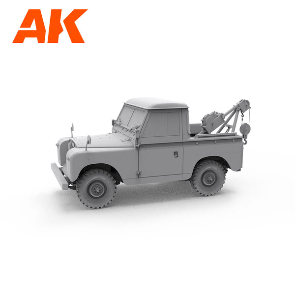 AK Interactive 1/35 scale MODEL KIT Land Rover 88 Series IIA Crane Tow Truck