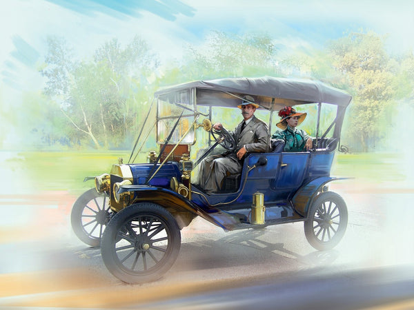 ICM 1/24 scale American Motorists (1910s) (1 male, 1 female figures)