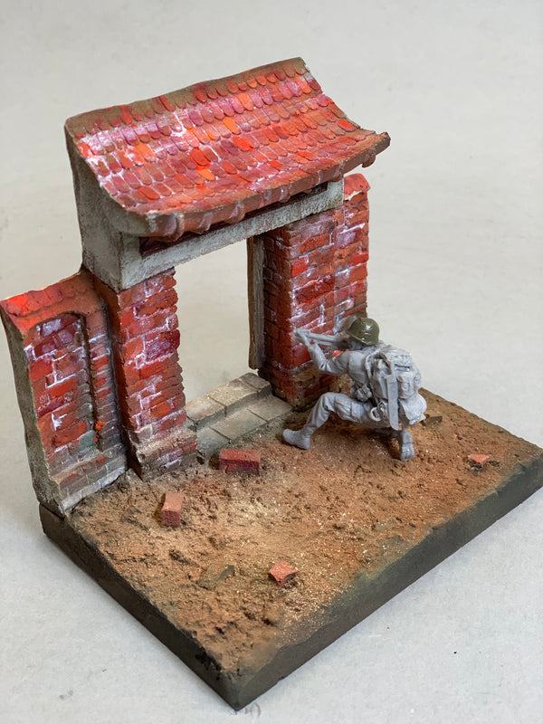 FoG Models 1/35 scale Oriental Gate Vietnam Burma diorama display base